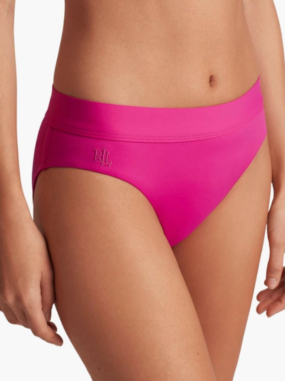 Lauren Ralph Lauren Beach Club Solids Classic Band Hipster Pink Size 6 - 8932